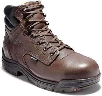 Timberland PRO TM26078 Dark Mocha, Men's, TiTAN Alloy Toe, EH, 6 Inch Work Boot