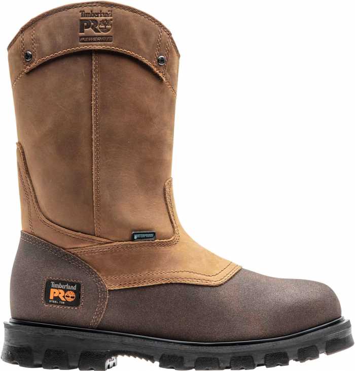 alternate view #2 of: Timberland PRO TM89604 Rigmaster, Men's, Wheat Full-Grain, Steel Toe, EH, WP, Pull On Boot