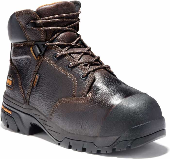 view #1 of: Timberland PRO TM89697 Brown, Men's, Helix Internal Met Guard, Comp Toe, EH, 6 Inch Boot