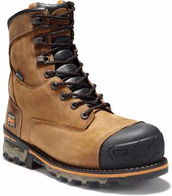 Timberland PRO TM92671 Boondock, Men's, Brown, Comp Toe, EH, WP, 8 Inch