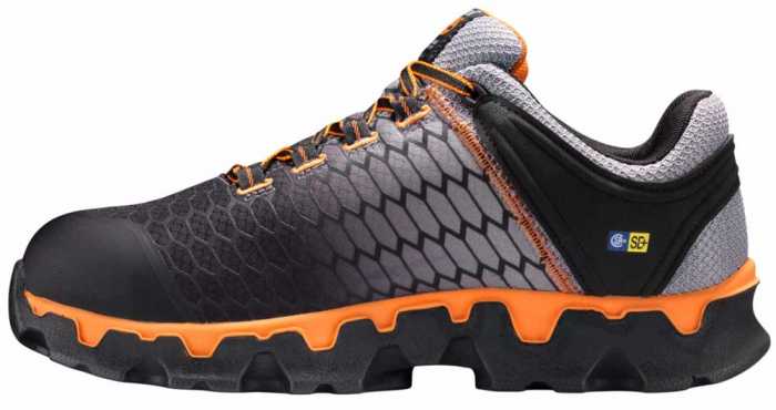 alternate view #3 of: Timberland PRO TMA1GT9 Powertrain Sport Men's,Grey/Orange, Alloy Toe, SD, Sport Shoe