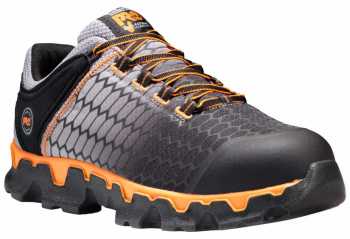 Timberland PRO TMA1GT9 Powertrain Sport Men's,Grey/Orange, Alloy Toe, SD, Sport Shoe