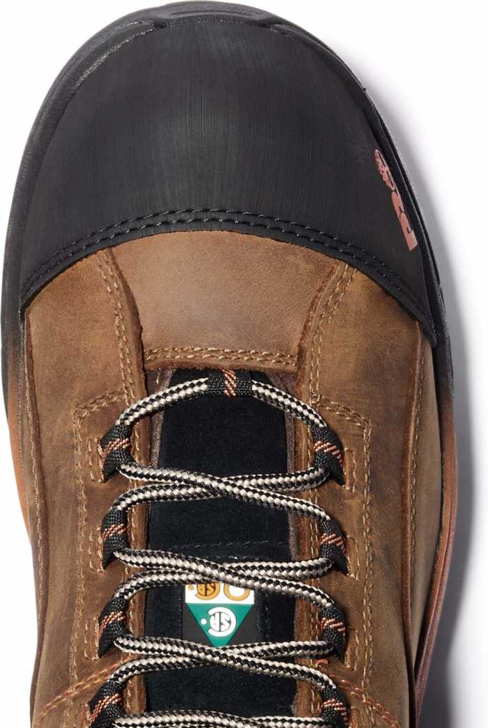 alternate view #3 of: Timberland PRO TMA1XK1 Bosshog, Men's, Brown, Comp Toe, EH, PR, WP, 6 Inch Boot