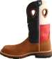 alternate view #3 of: Twisted X TWMXBN004 Men's, Brown/Texas Flag, Comp Toe, EH, 12 Inch Boot