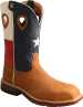 view #1 of: Twisted X TWMXBN004 Men's, Brown/Texas Flag, Comp Toe, EH, 12 Inch Boot