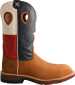 alternate view #2 of: Twisted X TWMXBN004 Men's, Brown/Texas Flag, Comp Toe, EH, 12 Inch Boot