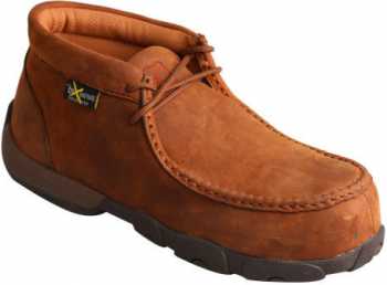 Twisted X TWWDMCTM1 Women's, Saddle, Comp Toe, EH, Mt, Chukka Driving Moc