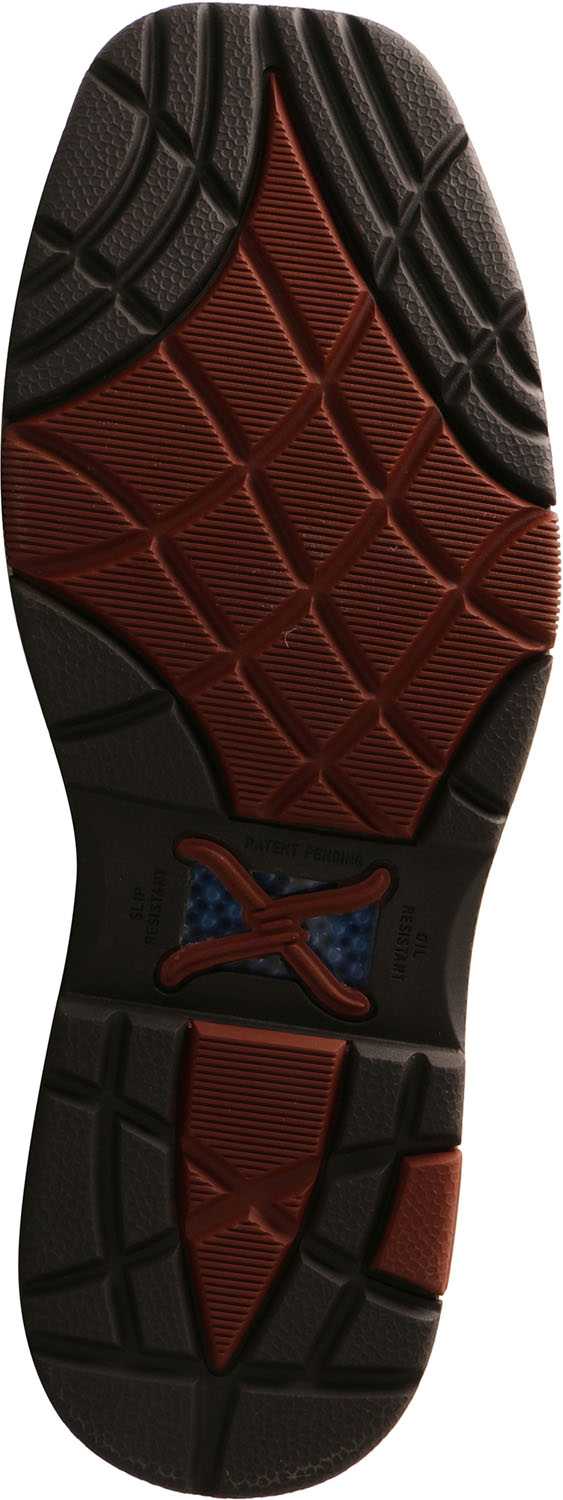 alternate view #4 of: Twisted X TWWXBN001 Women's, Brown/Blue, Nano Toe, EH, 11 Inch, Pull On Boot