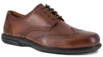 Florsheim WGFS2023 Loedin, Men's, Brown, Steel Toe, SD, Wing Tip Oxford