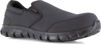 Women's Black Jorie Grip Composite Toe Conductive Slip-On Oxford