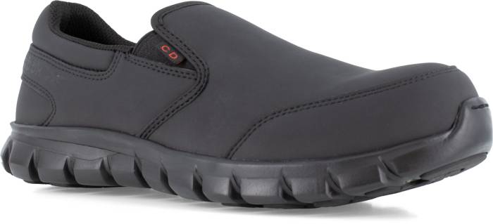 view #1 of: Women's Black Jorie Grip Composite Toe Conductive Slip-On Oxford