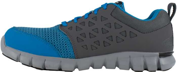 alternate view #3 of: Reebok Work WGRB044 Sublite Cushion Work, Women's, Blue/Grey, Alloy Toe, SD Athletic