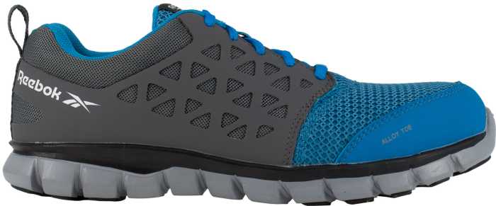 alternate view #2 of: Reebok Work WGRB044 Sublite Cushion Work, Women's, Blue/Grey, Alloy Toe, SD Athletic