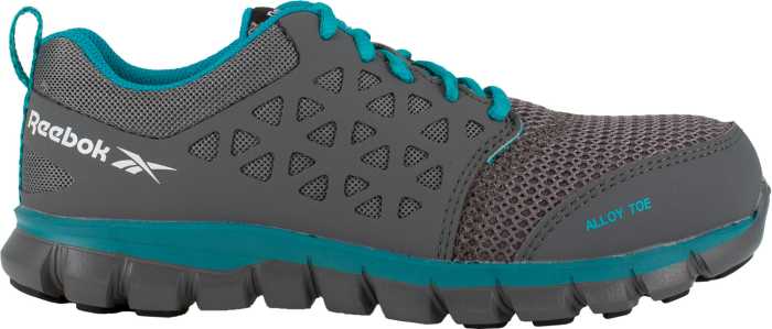 alternate view #2 of: Reebok Work WGRG045 Sublite Cushion Work, Women's Grey, Alloy Toe, SD, Low Athletic