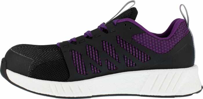 alternate view #3 of: Reebok Work WGRB315 Floatride Energy, Women's, Black/Purple, Comp Toe, EH, Athletic