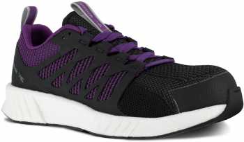 Reebok Work WGRB315 Floatride Energy, Women's, Black/Purple, Comp Toe, EH, Athletic