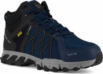 Reebok Work WGRB3400 Trailgrip, Men's, Navy/Black, Alloy Toe, EH, Mt, Mid High Athletic