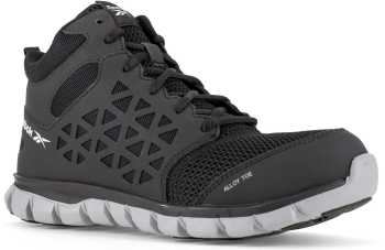 Reebok Work WGRB4141 Sublite Cushion Work, Men's, Black, Alloy Toe, SD Midheight