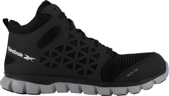 alternate view #2 of: Reebok Work WGRB4141 Sublite Cushion Work, Men's, Black, Alloy Toe, SD Midheight