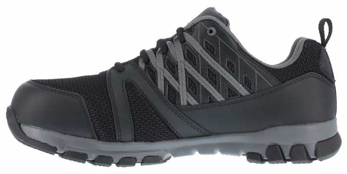 alternate view #3 of: Reebok Work WGRB415 Sublite Work, Women's, Black/Grey, Soft Toe, SD Athletic Oxford