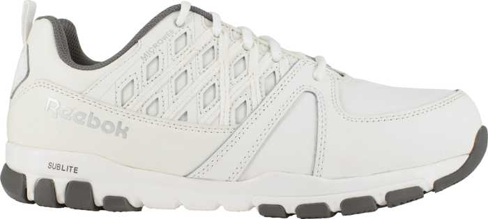 alternate view #2 of: Reebok Work WGRB4443 Sublite Work, Men's, White, Steel Toe, SD, Low Athletic