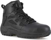 Reebok Work WGRB8674 Rapid Response, Men's, Black, Comp Toe, EH, 6 Inch, Stealth Boot