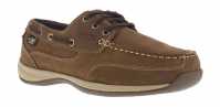 Rockport WGRK634 Sailing Club, Women's, Brown, Steel Toe, EH, Mt, Boat Shoe