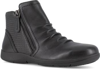 Rockport Work WGRK762 Daisey, Women's, Black, Alloy, Toe EH, Slip Resistant,Slip On, Work Boot