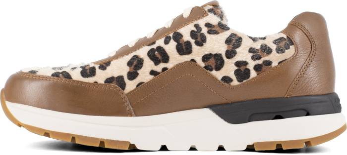 alternate view #3 of: Rockport Works WGRK774 Pulse Tech, Women's, Brown/Leopard, Comp Toe, EH, Fashion Work Sneaker