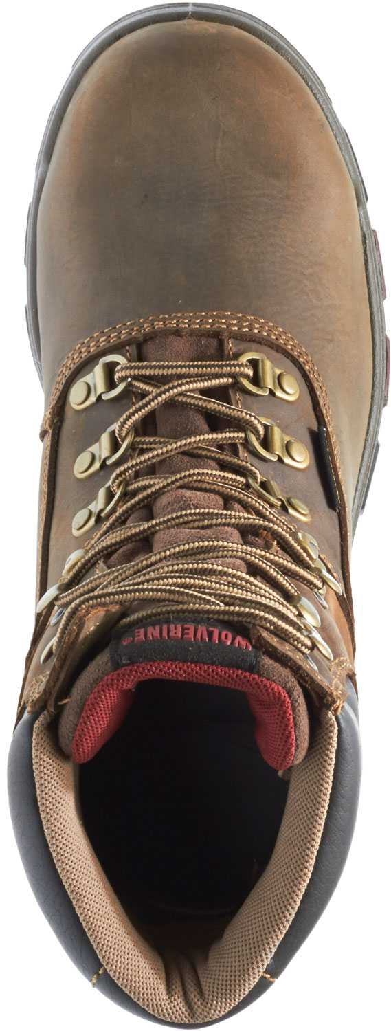 alternate view #4 of: Wolverine WW10316 Cabor EPX, Men's, Dark Brown, Comp Toe, EH, WP, 8 Inch