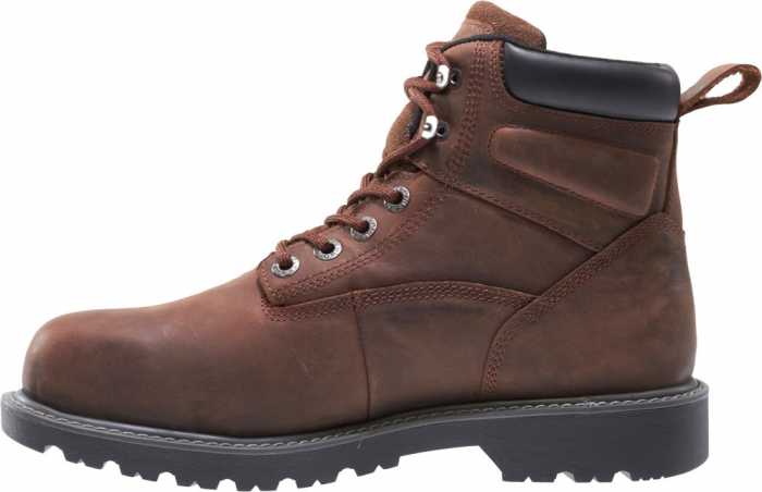 alternate view #3 of: Wolverine WW10633 Floorhand Men's, Dark Brown, Steel Toe, EH, 6 Inch, Waterproof Boot