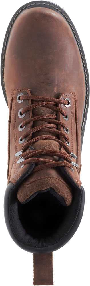 alternate view #4 of: Wolverine WW10633 Floorhand Men's, Dark Brown, Steel Toe, EH, 6 Inch, Waterproof Boot