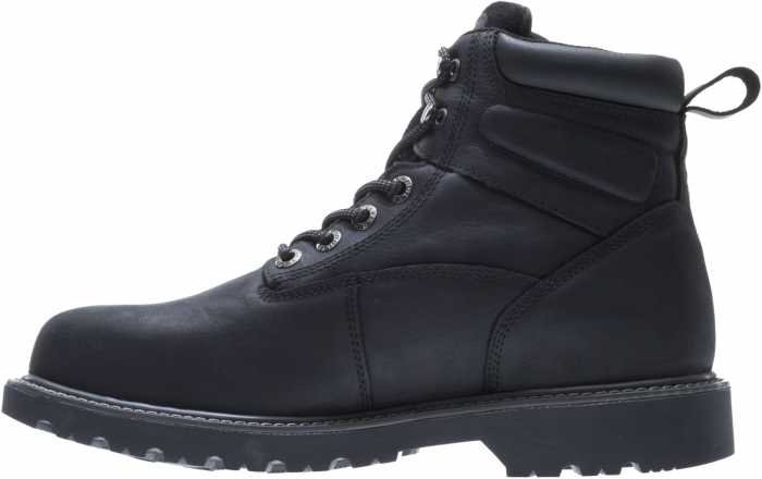 alternate view #3 of: Wolverine WW10694 Floorhand, Men's, Black, Steel Toe, EH, WP, 6 Inch Boot