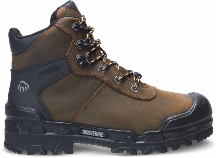 alternate view #2 of: Wolverine WW10942 Warrior, Men's, Dark Coffee, Comp Toe, EH, Mt, WP Hiker