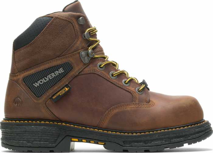 alternate view #2 of: Wolverine WW201175 Hellcat UltraSpring, Men's, Brown, Comp Toe, EH, WP, 6 Inch Boot