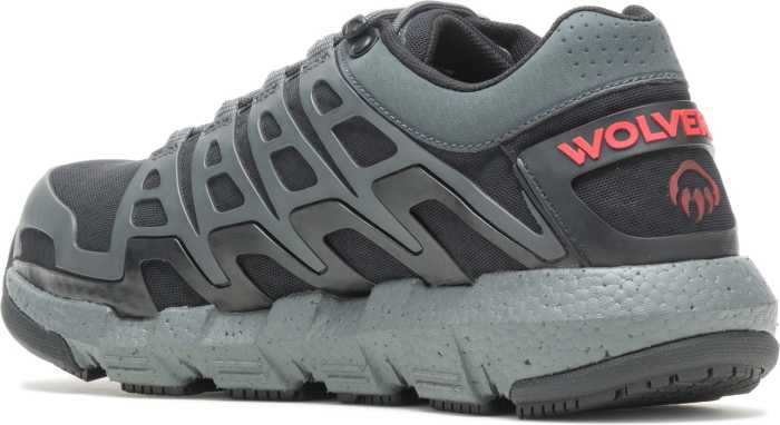 alternate view #3 of: Wolverine WW211016 Rev Vent UltraSpring, Men's, Black/Grey, Comp Toe, EH, Low Athletic, Work Shoe