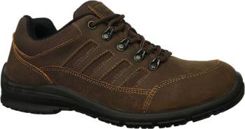 Work Zone WZS473-BR, Men's, Brown, Steel Toe, EH, Hiker Oxford