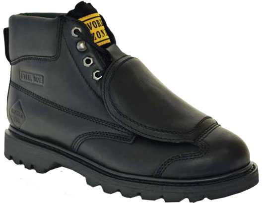 view #1 of: Work Zone WZM612 Men's, Black, Steel Toe, External Met Boot