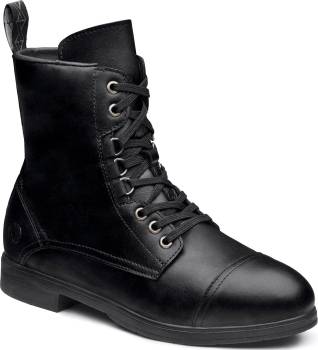 Xena Workwear XESPBL1 Women's Spice Safety Boot, Jet Black, Steel Toe, Side Zipper